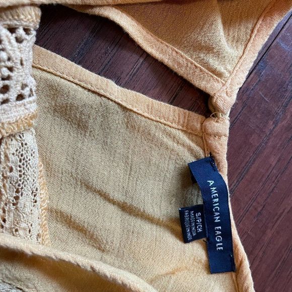 AMERICAN EAGLE blouse *Golden* Size small - Picture 4 of 7